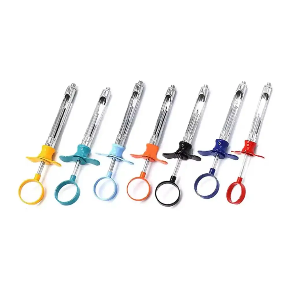 Высококачественный стоматологический шприц с изогнутым наконечником самоаспирационный используемый стоматологами для инъекционного стоматологического инструмента