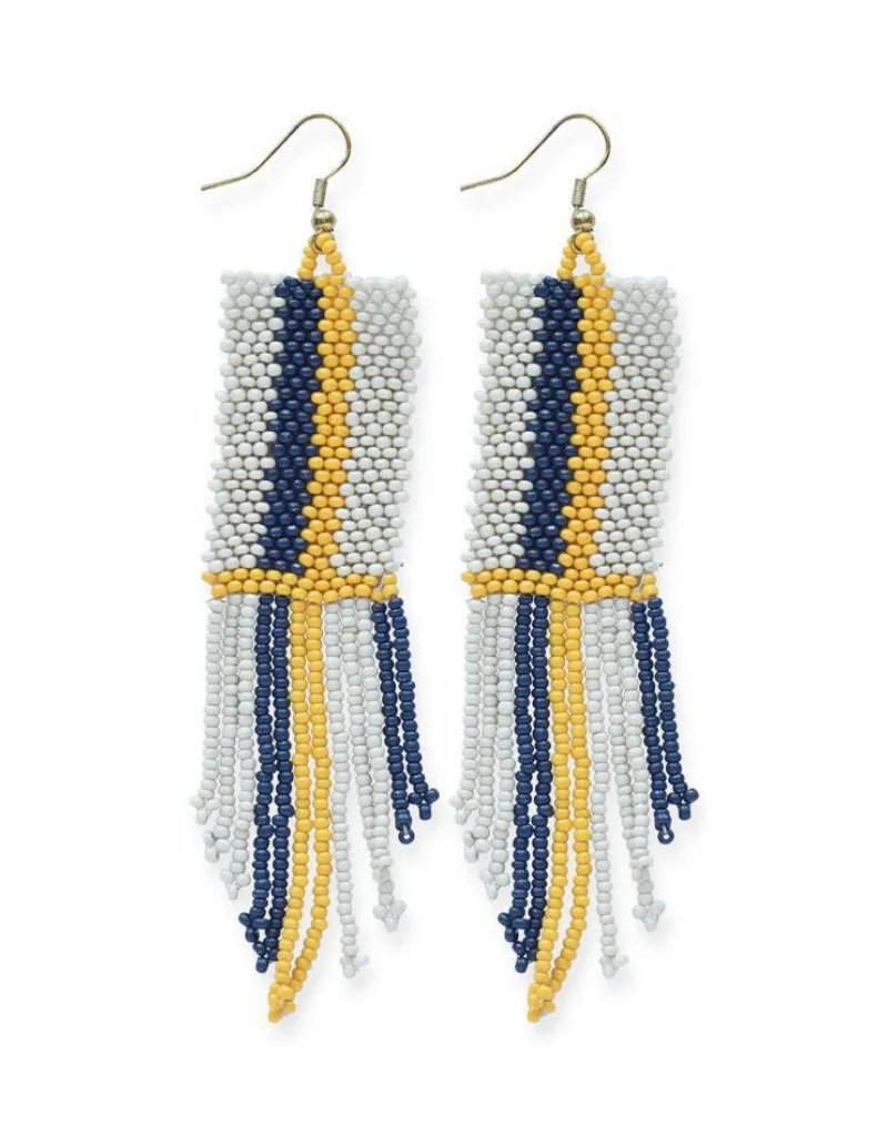 Multicolor Fringe Seed Beads Earrings Miyuki glass beads Fashion Earring boho earrings