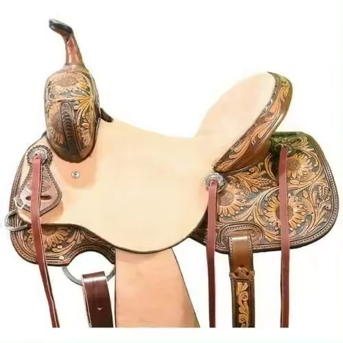 Premium Quality Western Leather Horse Saddle With Matching Horse Tack Set Manufacturing From India