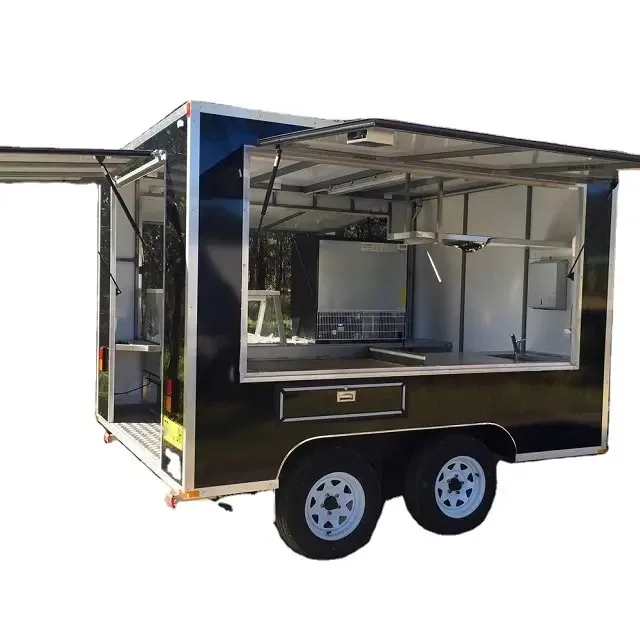 Order Good Reputation at Home and Abroad Big Pizza Waffle Mobile Food Trailer/ Truck/kiost Low Price