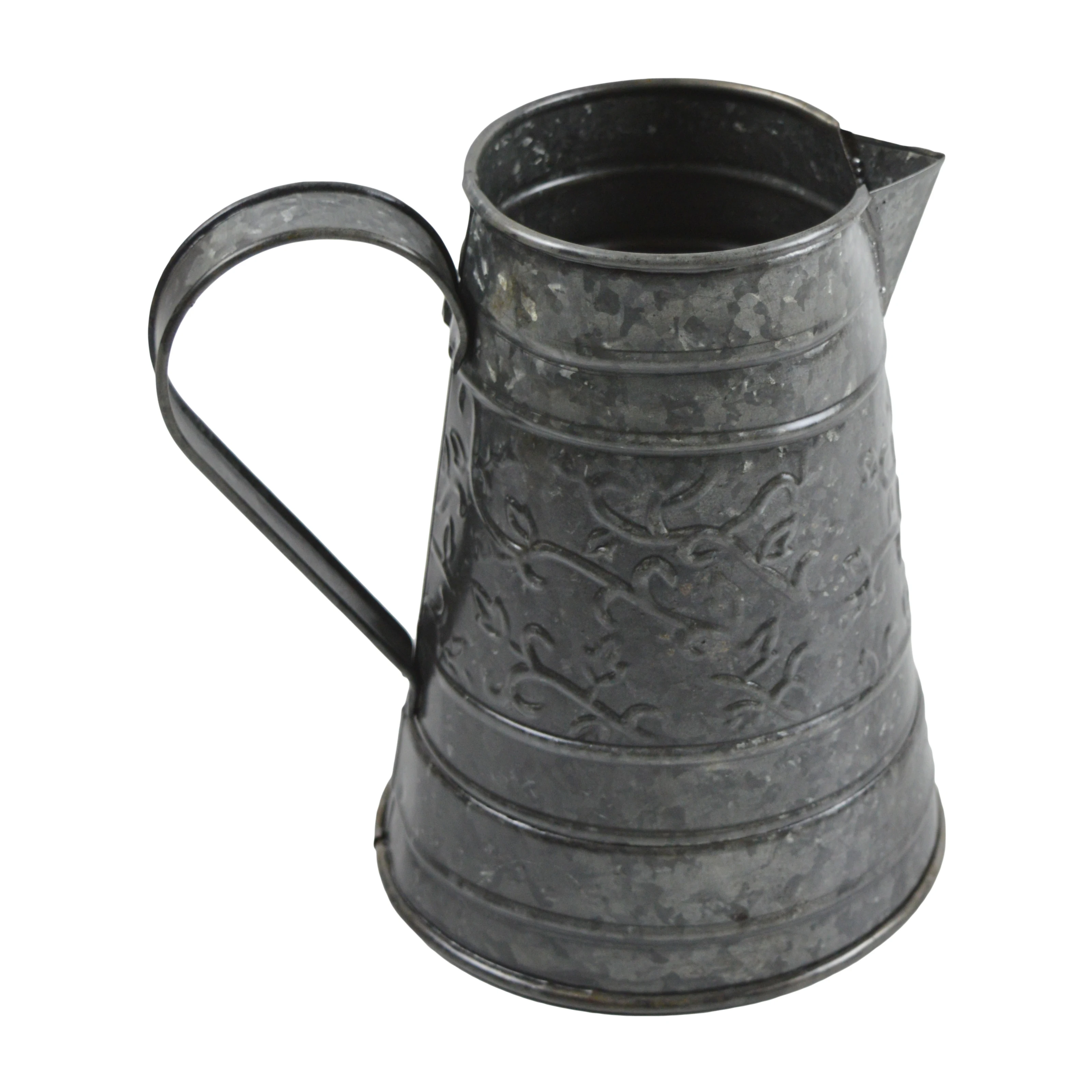 Garden Watering Can Jug Style Copper Finish Hammered Dotted Plant Watering Can and Garden Management Tool