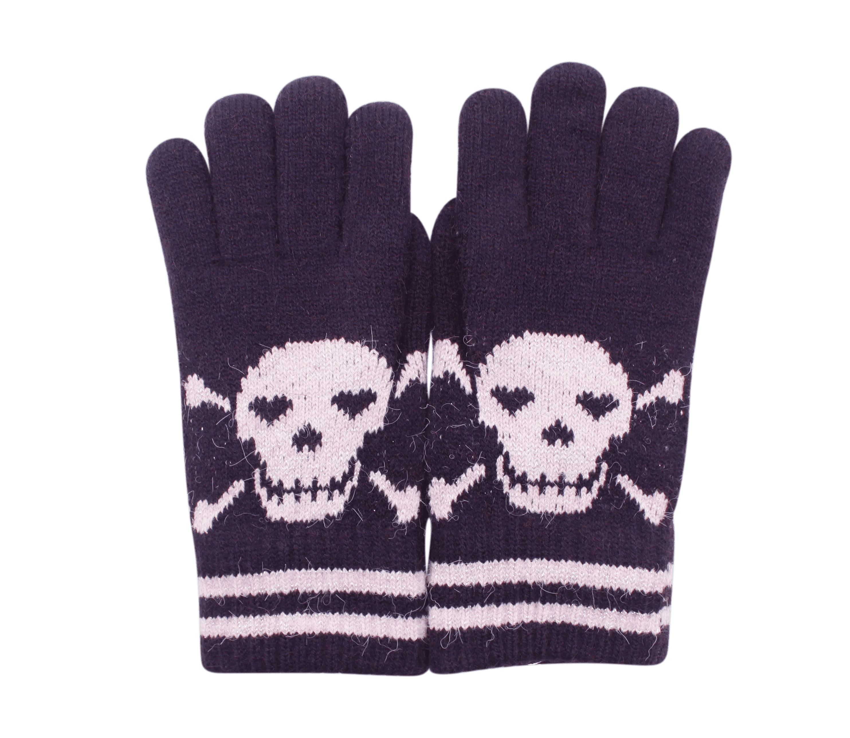 Зимние теплые вязаные перчатки