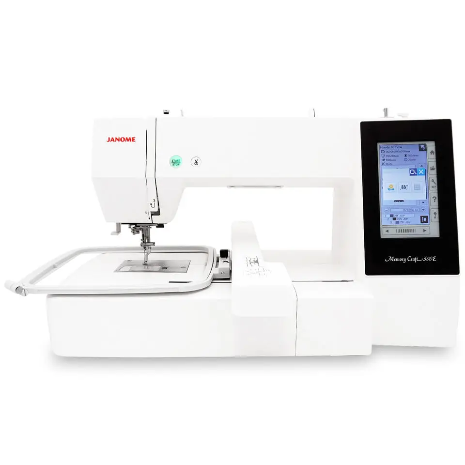 Дешевая оптовая продажа вышивальная машина Janome-Memory Craft 550E с полным набором и аксессуарами