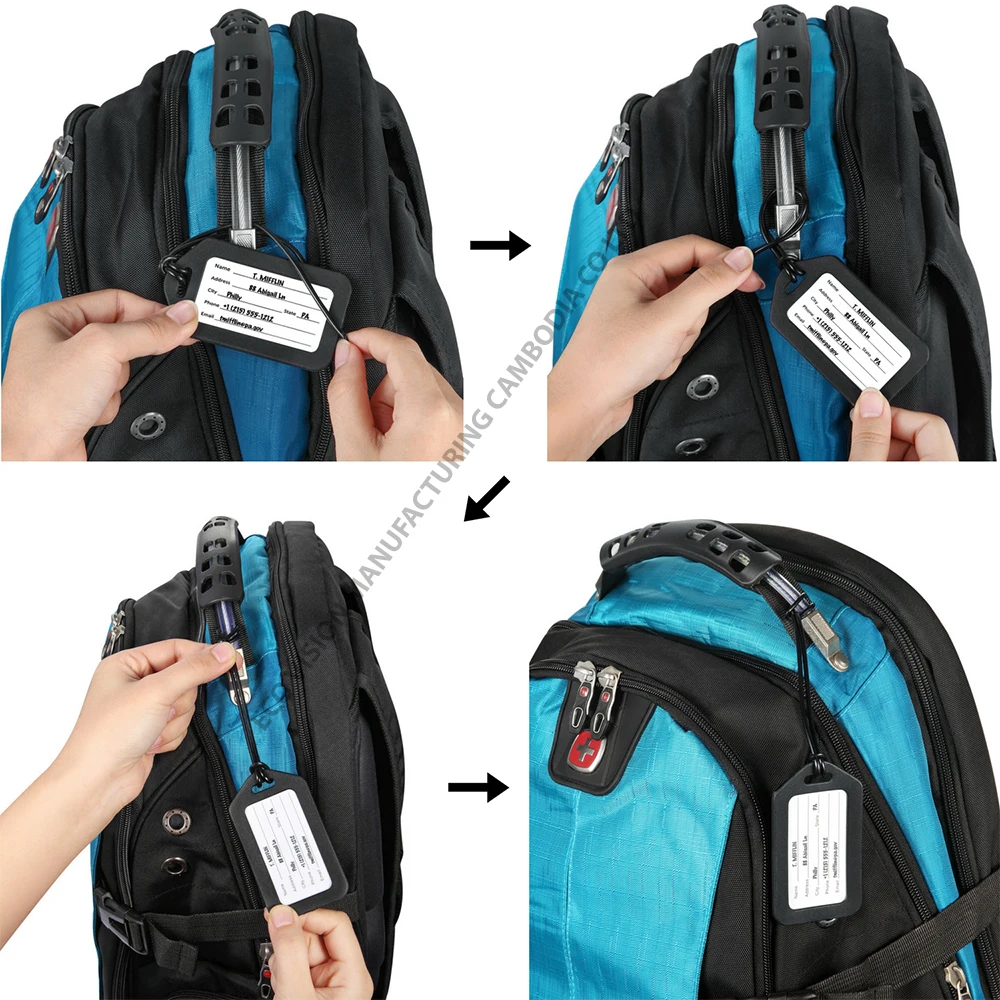 Khmer Craft FlexiTag Tailored Luggage Tags Robust, Adaptable & Affordable Bulk Custom Tags OEM Inspired Supplier Solutions