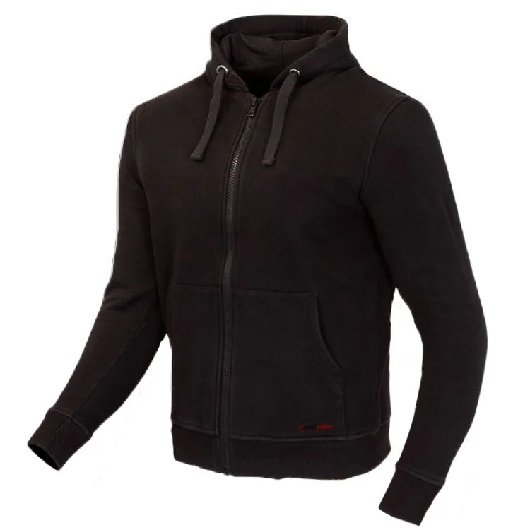 Women 3 Layer Multi-Functional Motorcyclist Safety Hoodies Biker Hoodie with Abrasion Resistant and Tear Resistant Fiber Lining