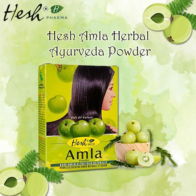 Порошок натуральных трав Hesh Pharma 100 Gm (3 6 унций) (порошок Amla by Hesh)