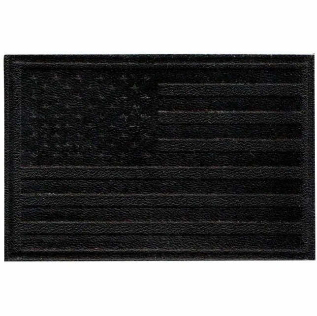 Tactical USA Flag Patch -Black & Gray- American Flag US United States of America Military Uniform Emblem Patches (2 Packs)