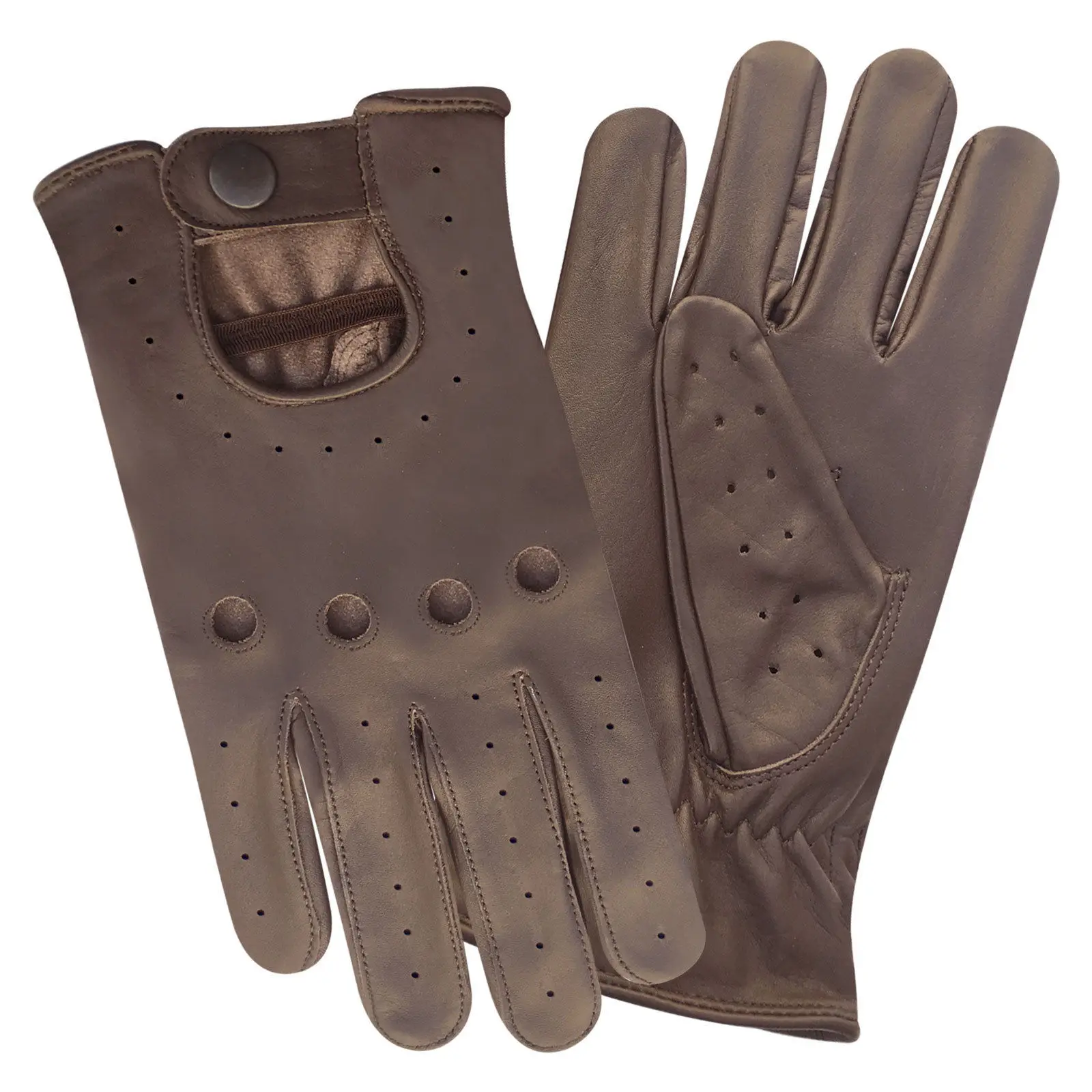 Перчатки обтягивающие из овечьей кожи