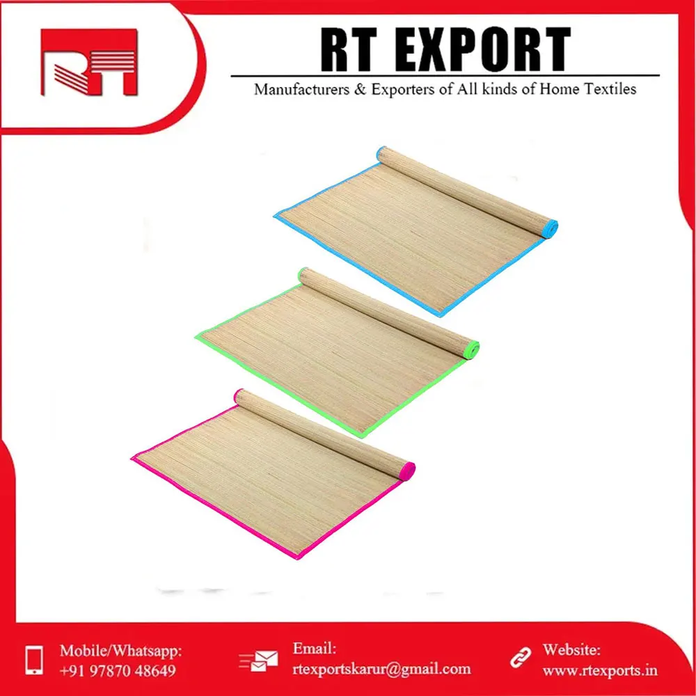 Outdoor Extra Large Cotton Straw Beach Mat Natural Material Foldable Straw Beach Mat Lightweight Straw Beach Mat