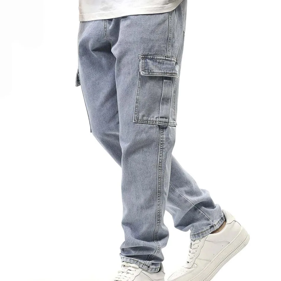 Men High Quality Denim Pants With Custom Logo Print Wholesale Rate High Quality ruff Denim Jeans for Men