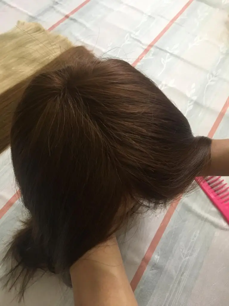 Top Hair Product Lace Front Wigs Human Hair Made of 100% Raw Human Hair High Quality from Vietnam Supplier