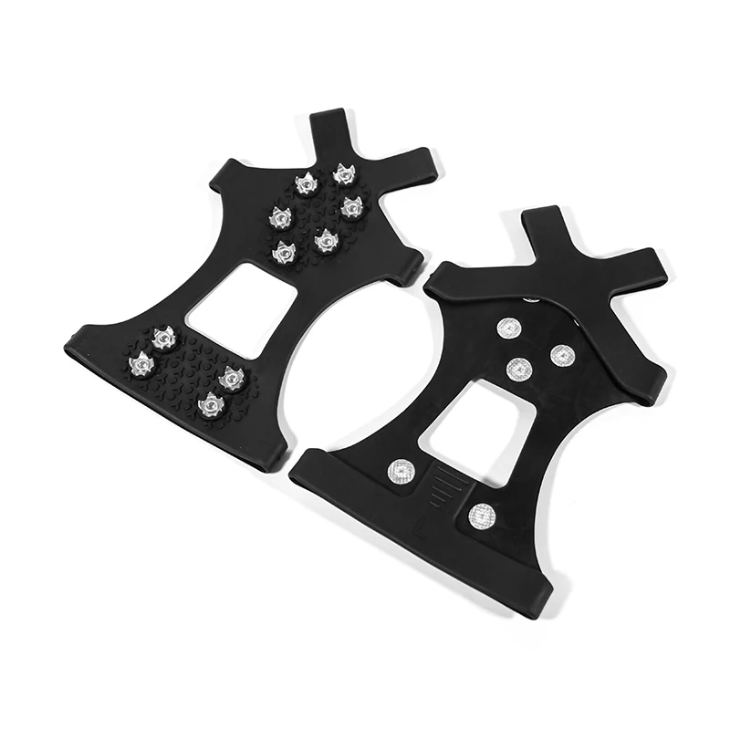 Ice Traction grippers Crampons Ice Cleats for Boots Shoes Men Women Hiking Fishing Anti Slip 5/8/10 Spikes Walk Traction Cleats