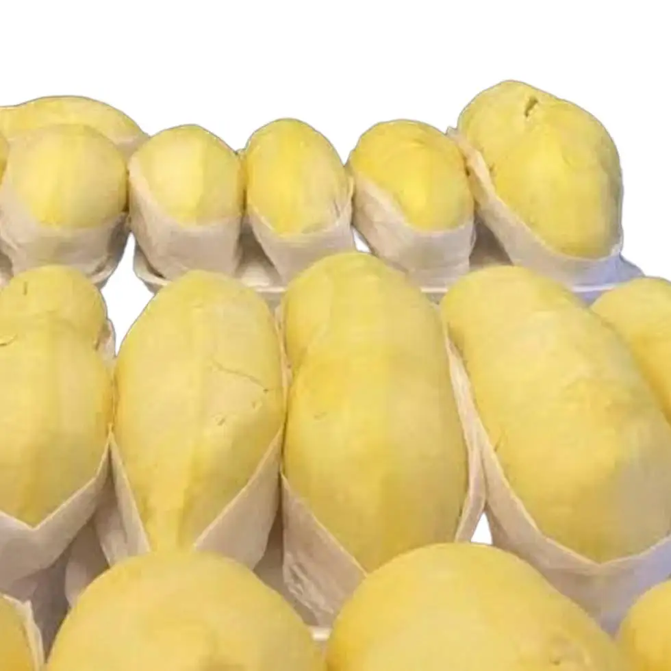 The Best Frozen Monthong Durian Fresh Fruit For Sale Pure Cup Cake Peeled Durian Seeds from Thailand