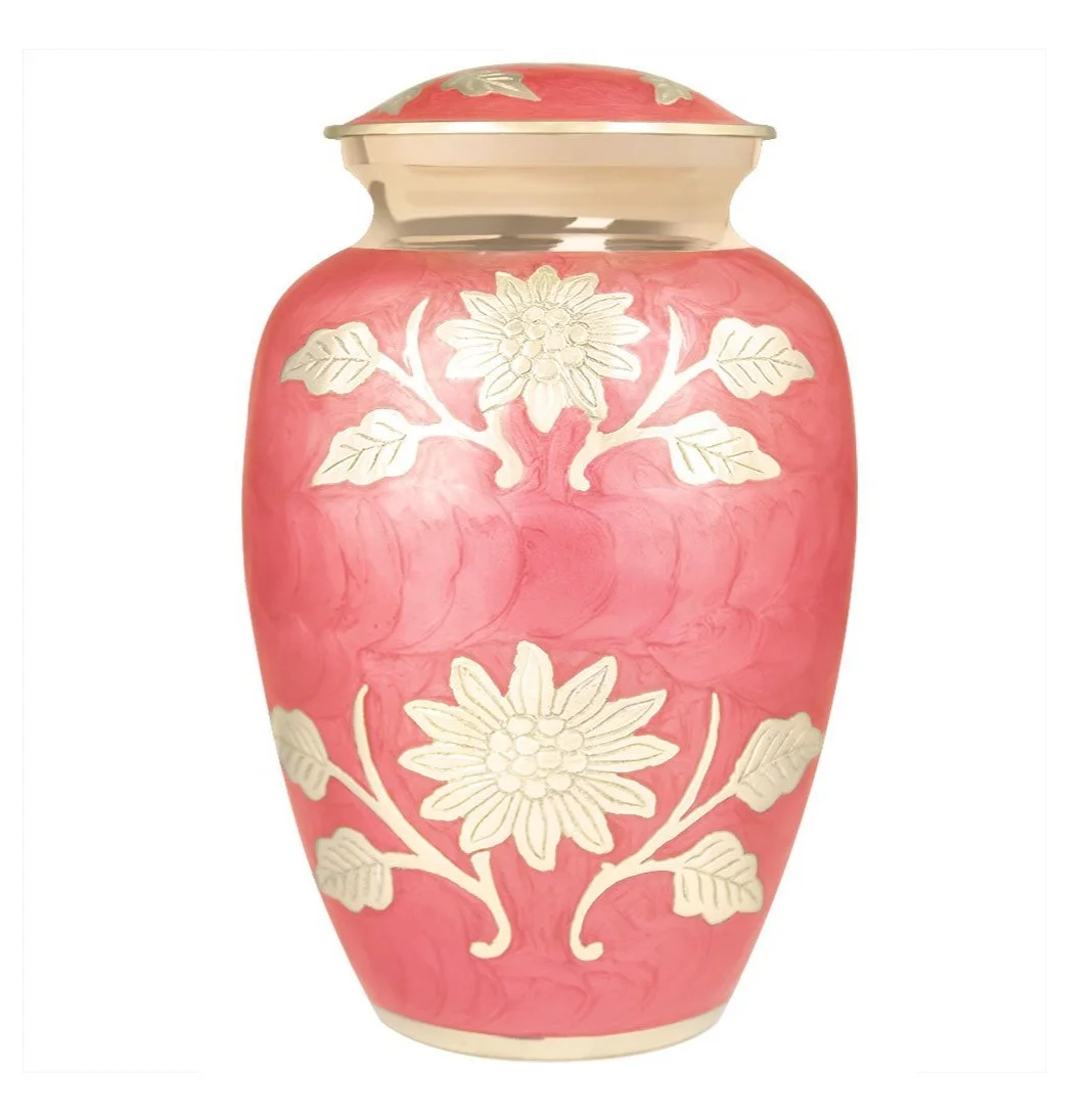 Shiny Finished Custom Keepsake Urns For Adults And Babies Wholesale Unique Human Cremation Ceramic Hand Urn