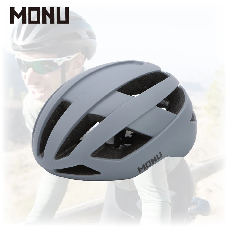 MONU Outdoor Sports Helmet With Density EPS Liner Cycling Bike Bicycle Helmet