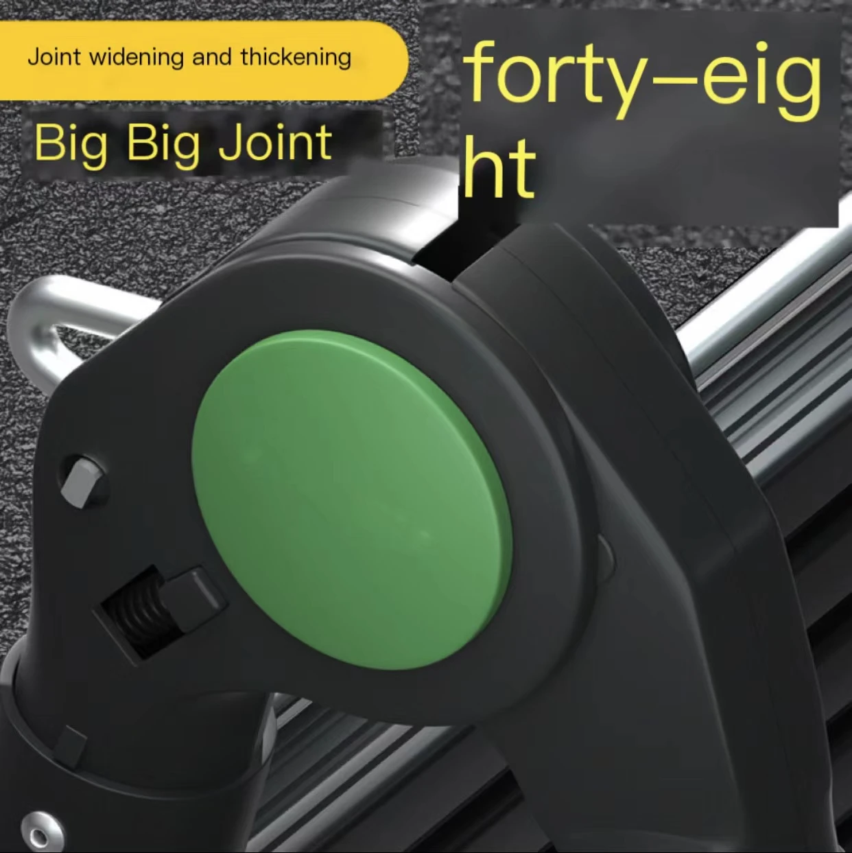 Telescopic folding ladder extended aluminum alloy herringbone ladder, portable multi-purpose ladder rack