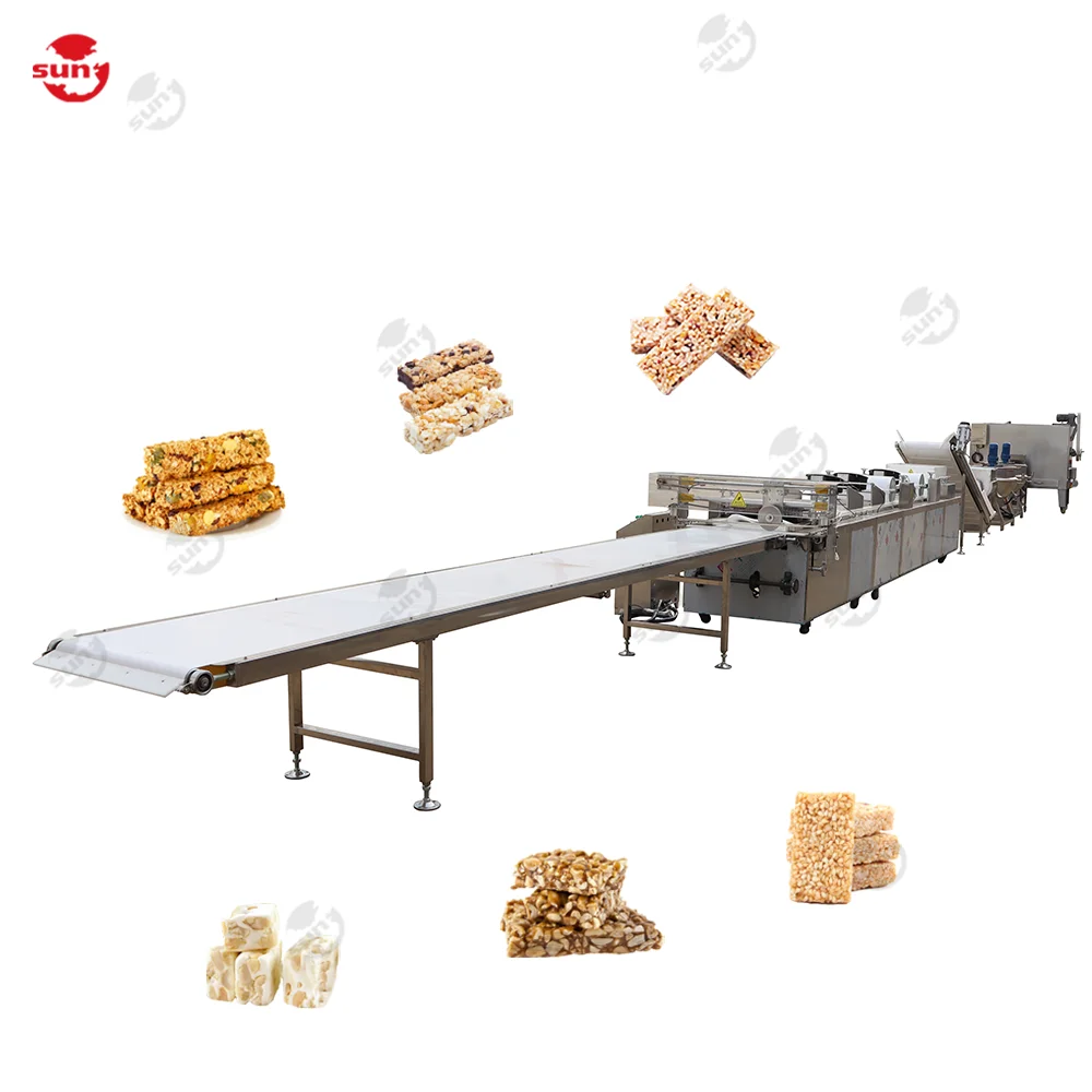 Chinese supplier peanut brittle cutter machine sesame candy machine wholesale products china cereal chocolate bar making machine