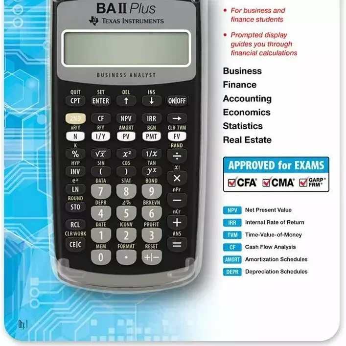 Распродажа, промо-калькулятор Техаса инсу ментс Ба II плюс, черный