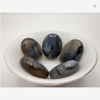 Dendrite Agate Palm Stone | Crystal Palm stone Healing Crystals and Stones | Wholesale Palm Stones