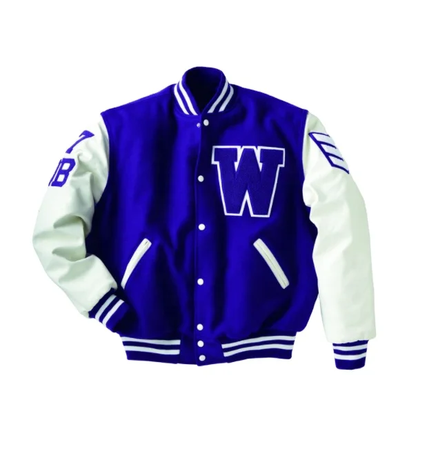 New Varasity College Letterman Jacket Customize logo Embroidery Body Sleeves High School Varasity Jacket
