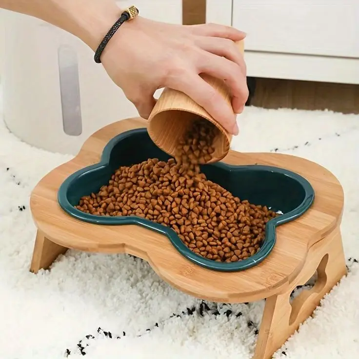 Wholesale Pet Bowls Feeders Wood Pet Feeder Elevated Feeder for Pets and Animal Handmade in Vietnam