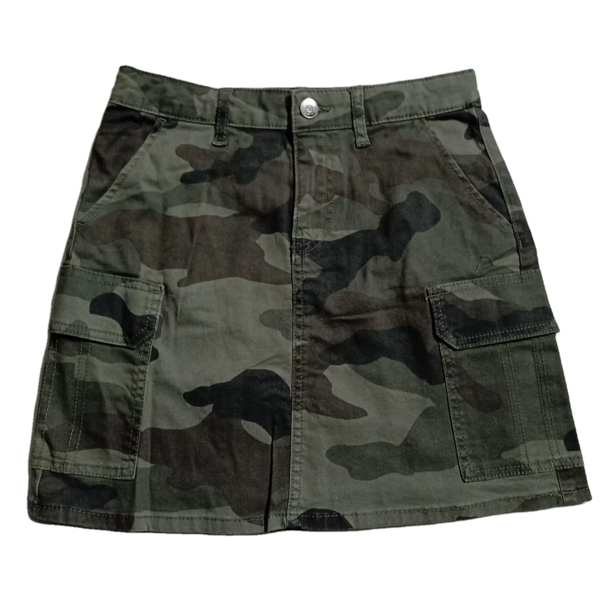 Wholesale Kids Girls Elastic Waistband Solid Color Plus Size Sportswear Girls Skirts short skirt mini pleated skirt girl uniform