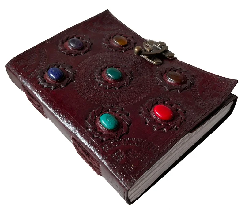 Creative Note Books Custom Logo Hardcover Seven Stone Notepad Constellation Notebook Happy Planner Brown Daily Gift Journal