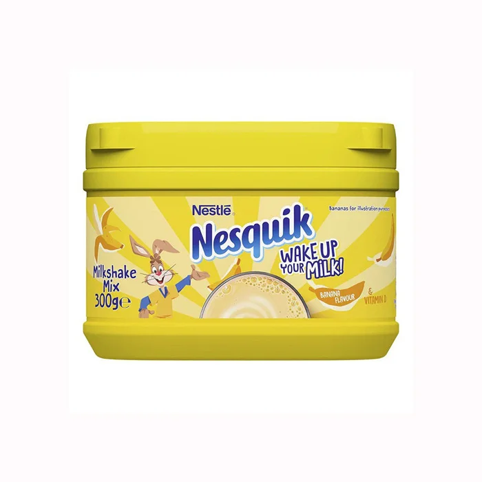 Nestle Nesquik Milk Chocolate Powder Sweet Taste with Jam Nuts Fruits Candy Solid Form in Cartoon Packaging Bulk Pack