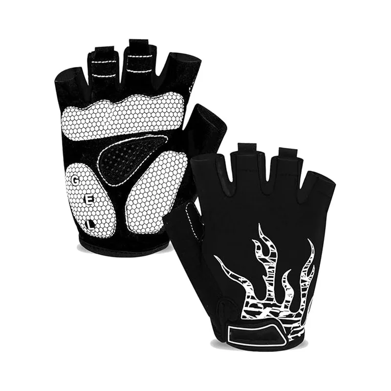 Unisex Screen Touch Friendly Cycling Gloves High Impact Anti-Slip Waterproof Leather Pads for Outdoor Sports OEM Available