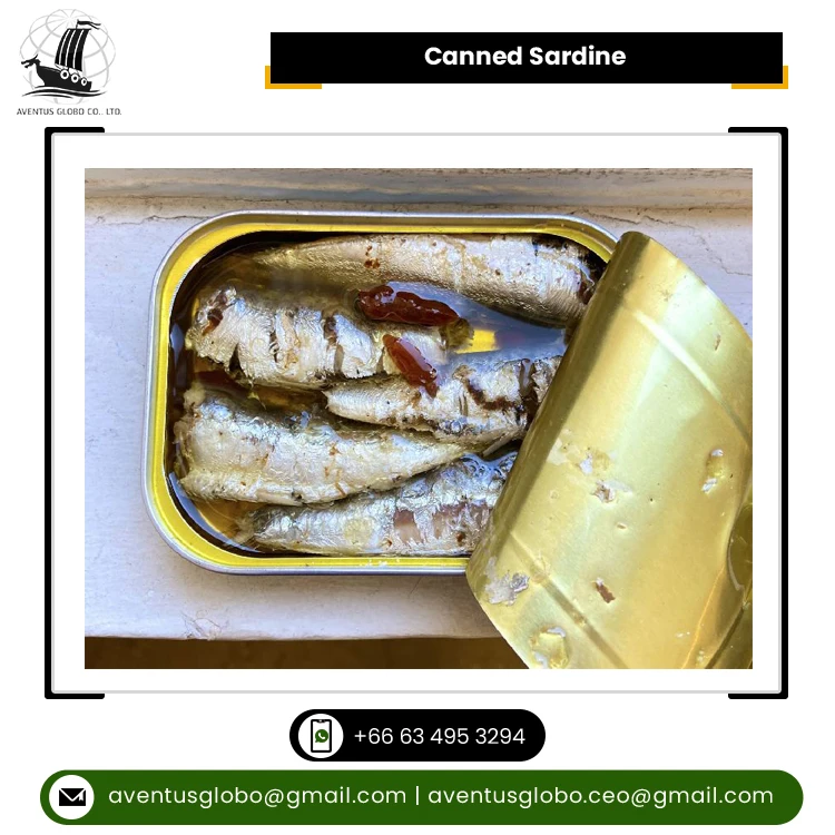 Wholesale Quantity Supplier of Delicious High Quality Best Seafood Canned Sardine in Sunflower Oil at Factory Price