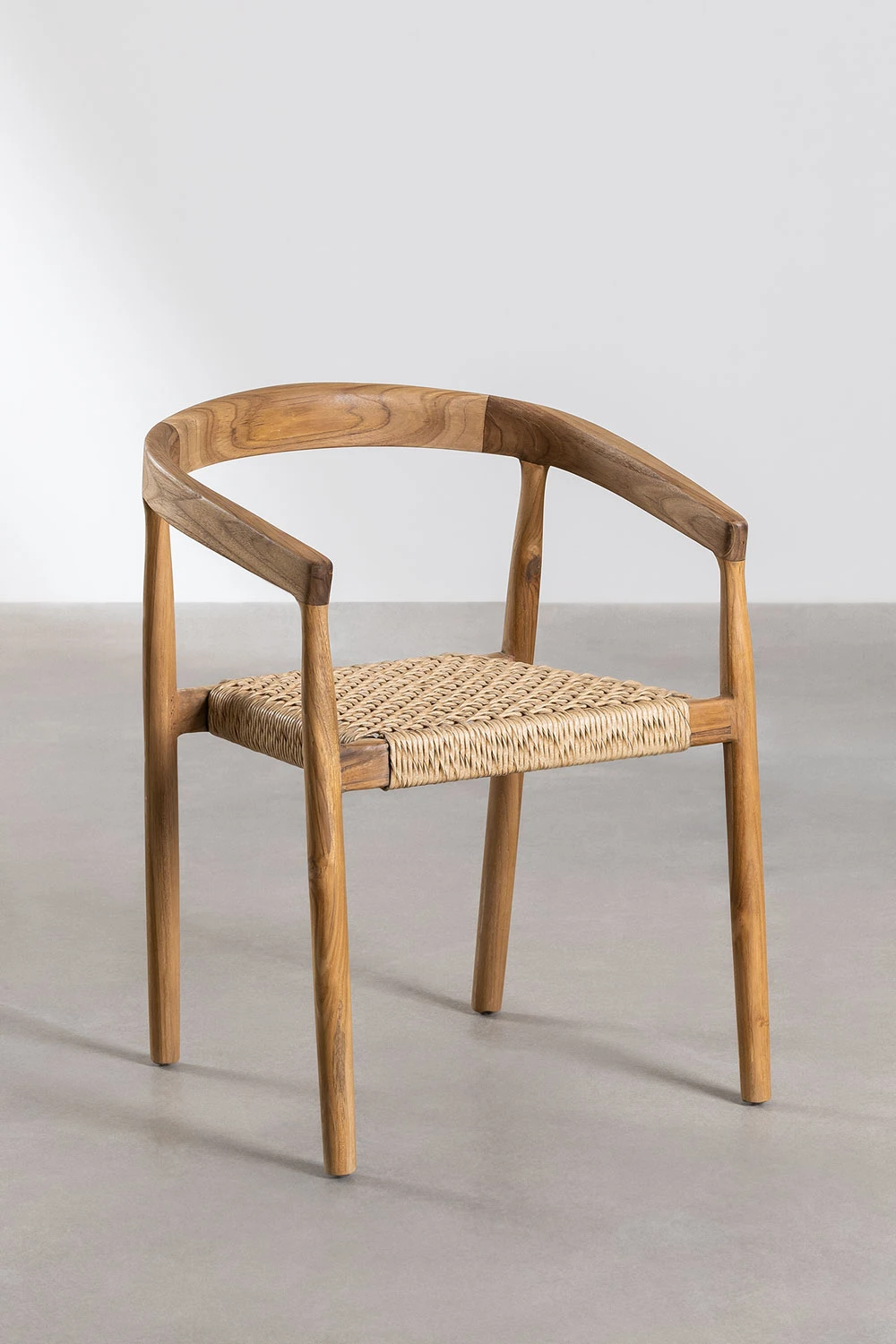 High Quality Royal Luxury Modern Wooden Hand Carved Dining Chair Set Artistic Teak Mahogany Suar Wood Rattan Living Room Hotel