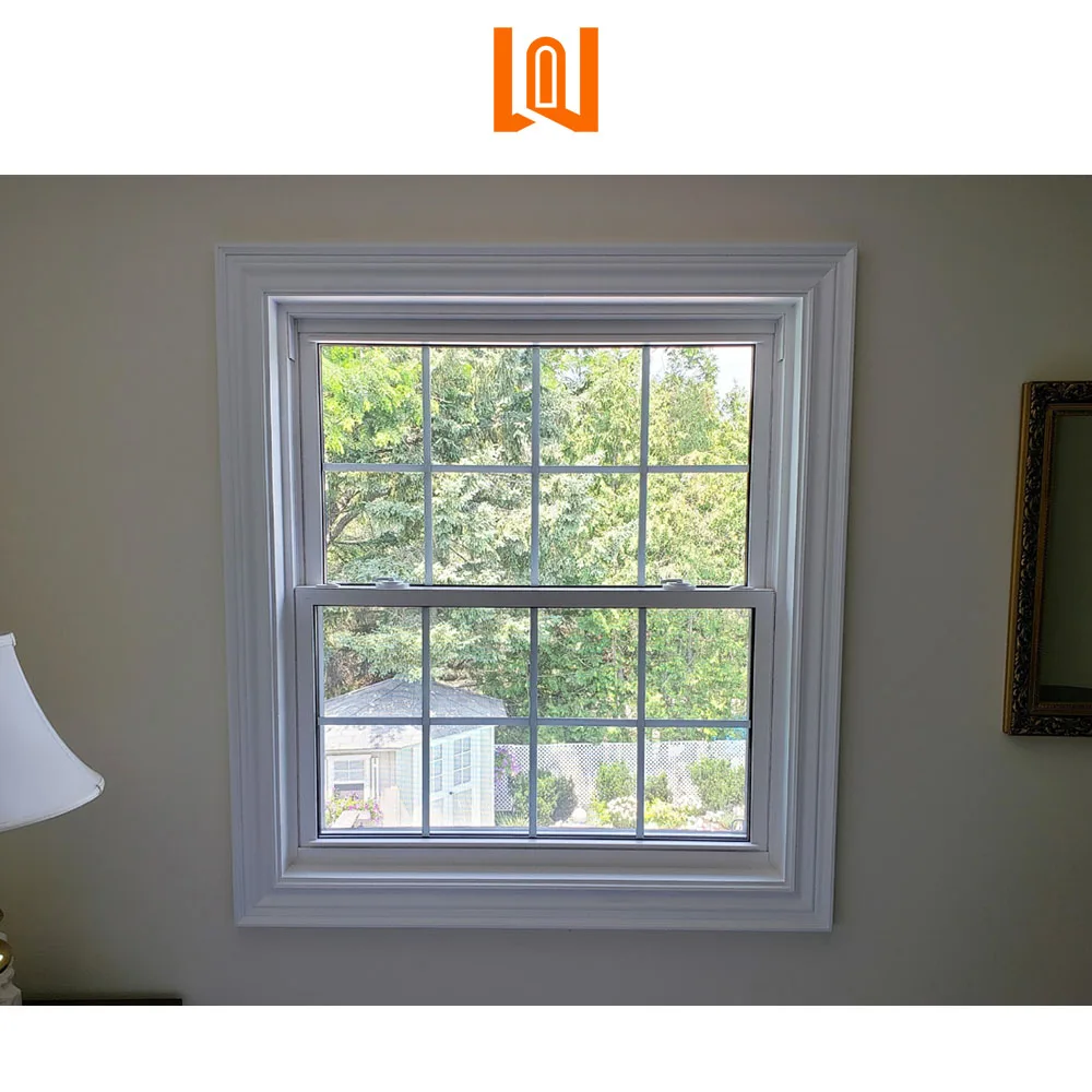 latest home single hung windows weather resistant insulated durable tempered double glazed windows vinyl windows