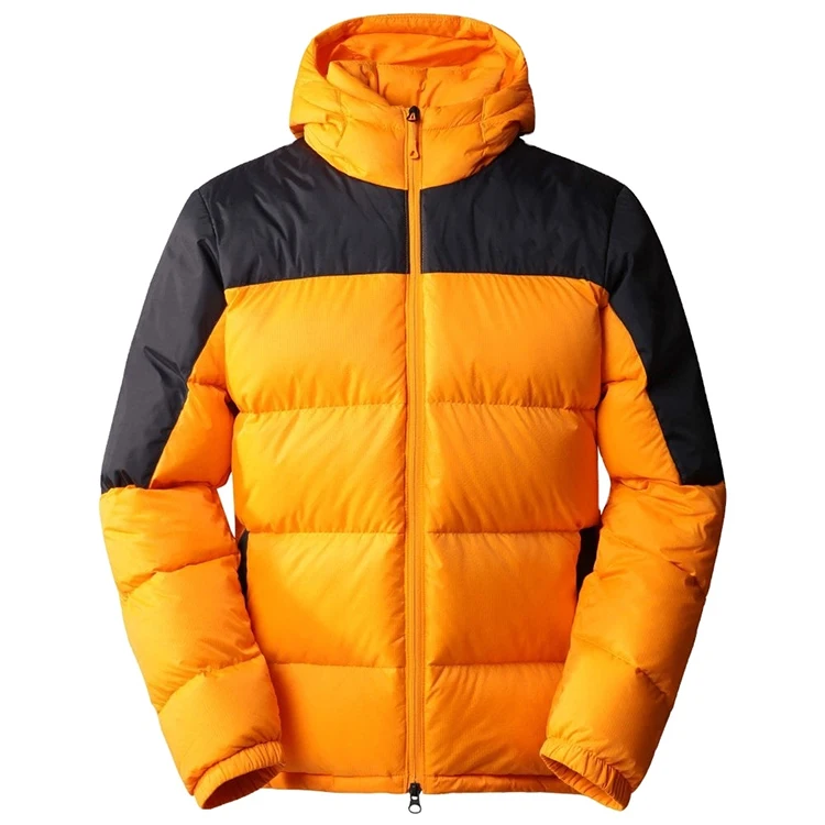 Windproof Repellent Cotton Down OEM/ODM Winter Men Clothing Black Casual Custom Print logo Puffer Jacket
