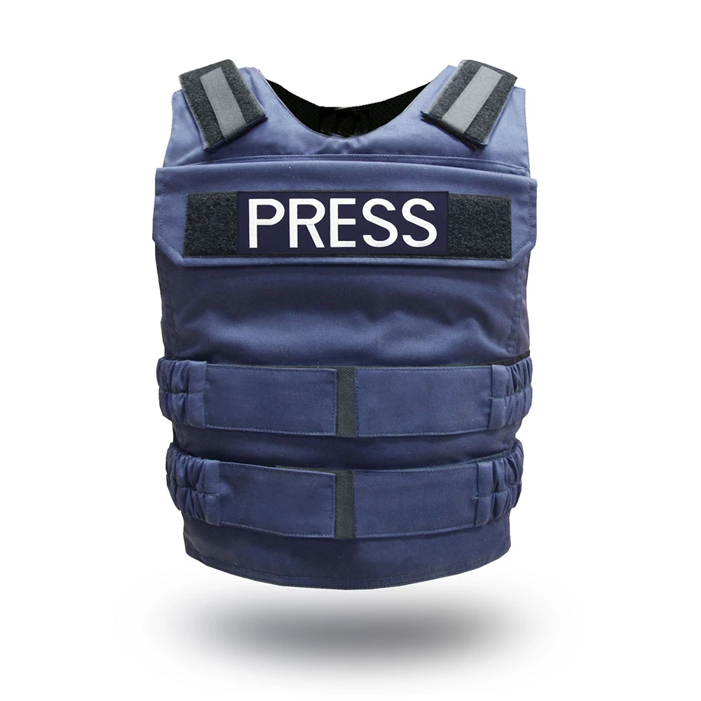 Customizable Hot Sale Outdoor High Visibility Road Media Press Reflective Safety And Security Vest With Your Logo