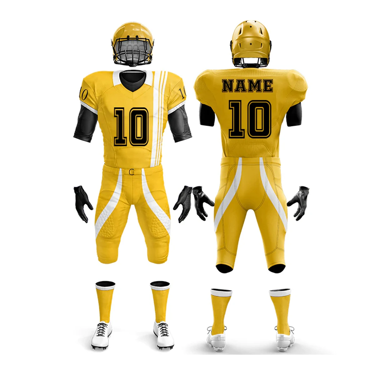 New Best American Football Uniform Set Fully Customized American Football Jersey Rugby Hot Men American Football Uniforms