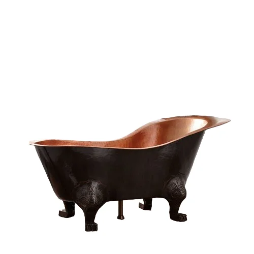 Luxury High On Sale Design Copper Bathtub For Home Hotel Villas Resort Bathing Cleaning Usage New Hot Selling Copper Bathtub
