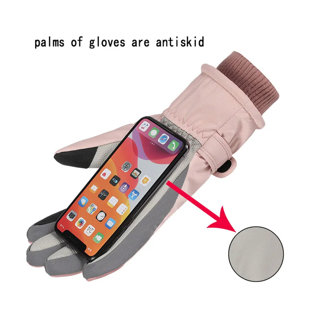 Winter Waterproof Snowboard Snow Thinsulate Warm Touchscreen Cold Weather Ski Gloves for Unisex