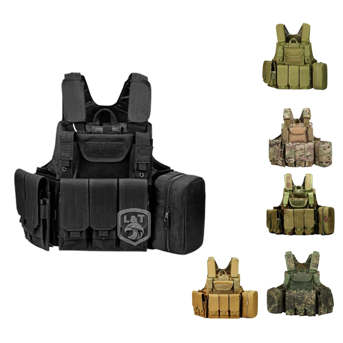 Tactical Security Vest Tactical Training Tactical Vest Equipment Molle For Outdoors Men Women