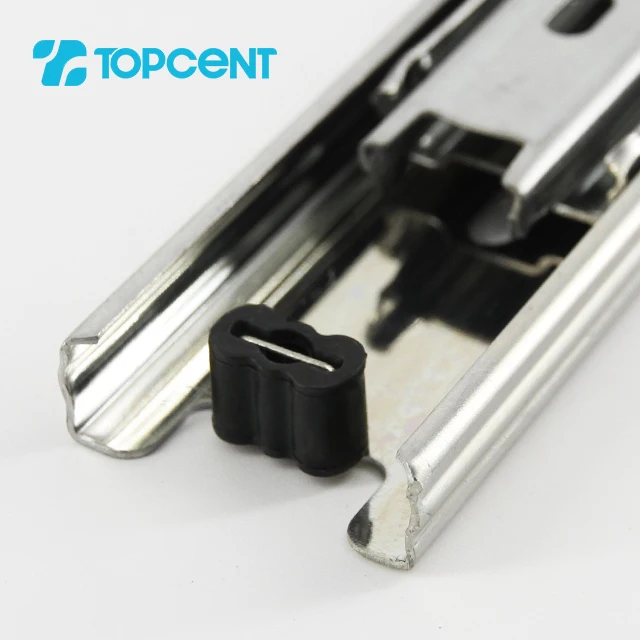 TOPCENT Furniture Metal Kitchen Telescope Channel rieles para cajon Cabinet Hardware Drawer Slide Rail