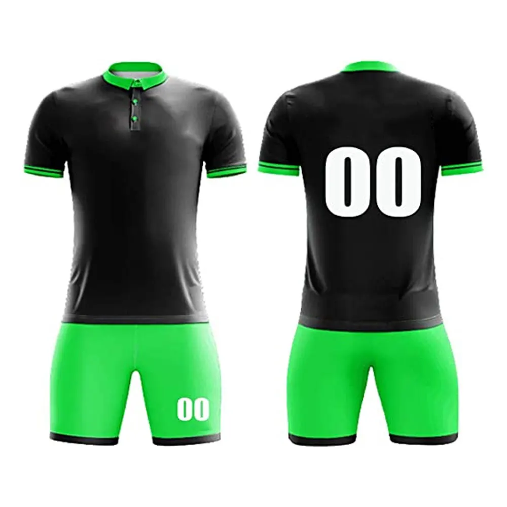 Wholesale Thailand Quality Soccer Jersey Set Custom Soccer Uniform Sets Football Jersey Kit Summer Winter Unisex OEM