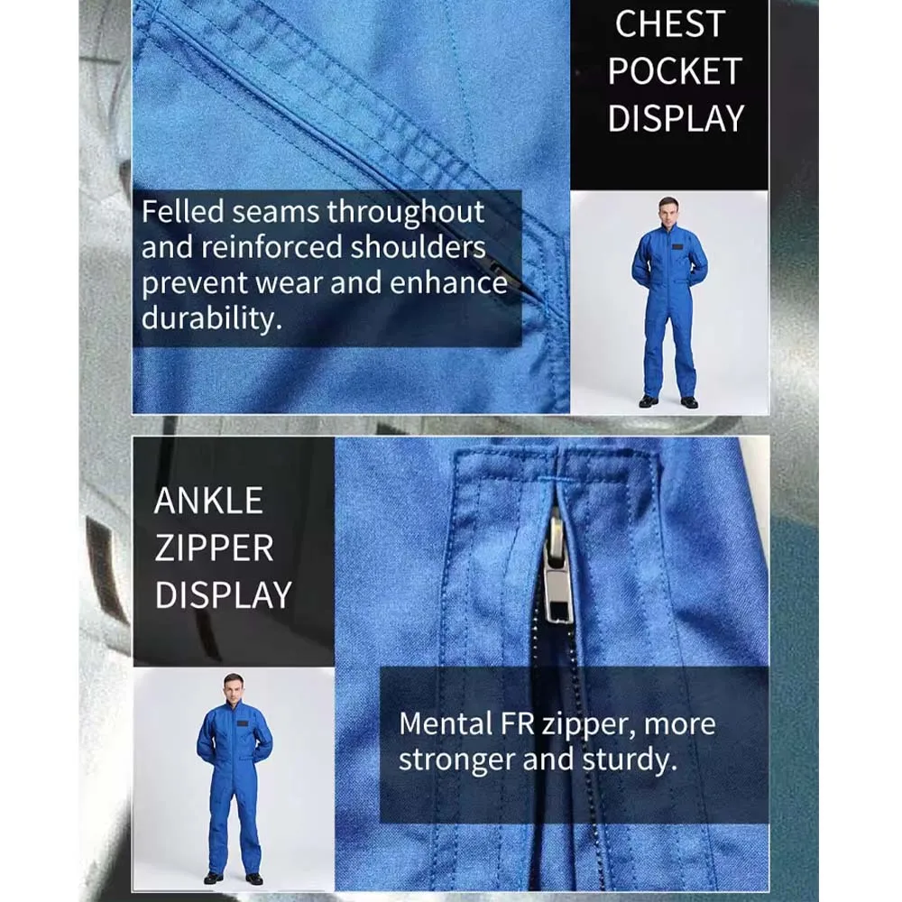 Flame Resistant Flying Wear Suit Safety Coverall Fighter Jet Pilot Work Clothes Fire Proof Uniforms Flight Work wear