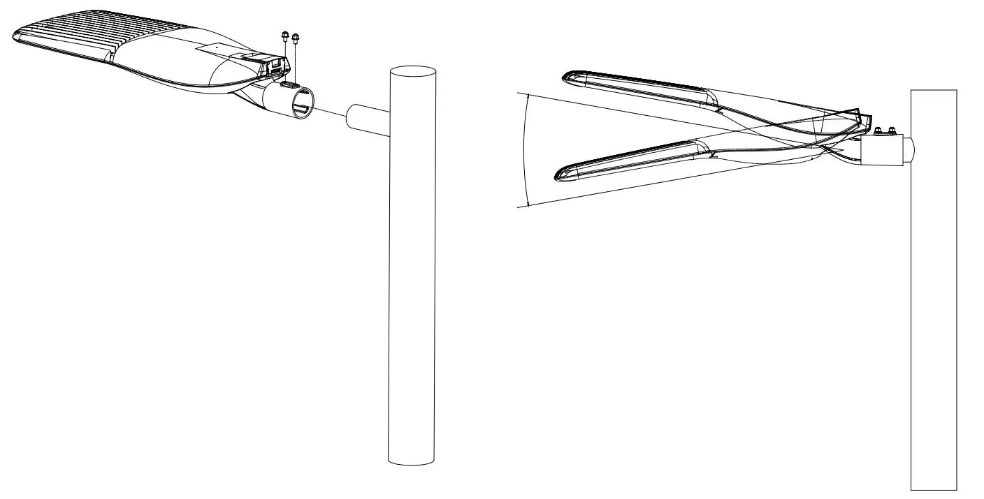 125W high lumens led street light