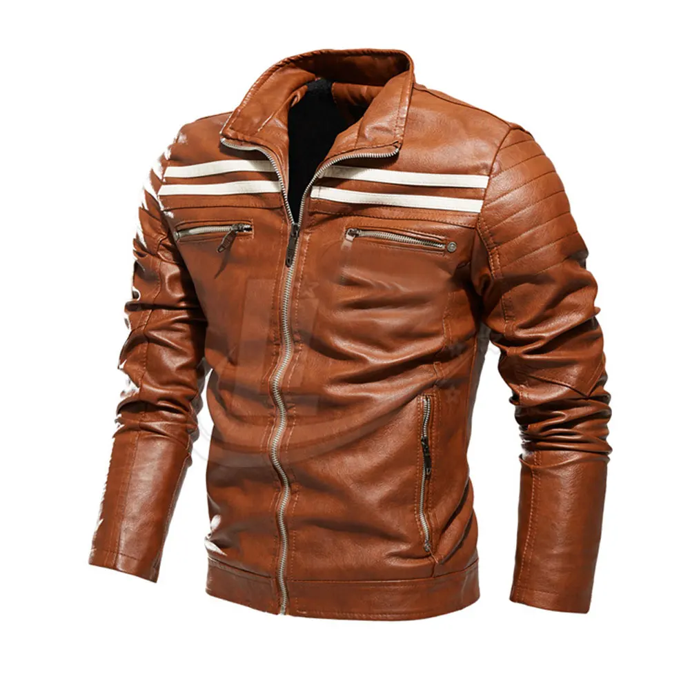 High Quality Casual Wear Leather Jackets Latest Design Men Leather Jacket Best Selling Leather Jacket