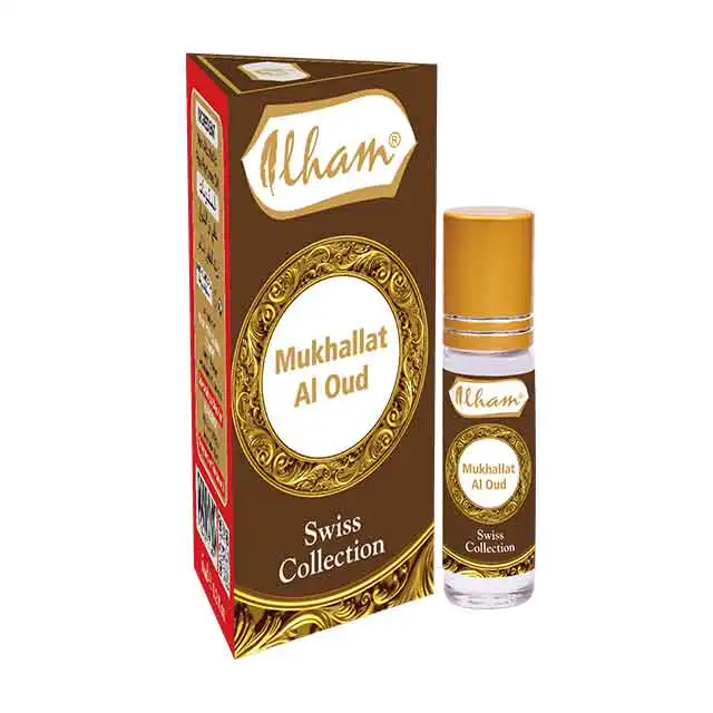 ILHAM MUKHALLAT AL OUD SWISS COLLECTION FRAGRANCE 6 ML (NON-ALCOHOLIC & LONG-LASTING)