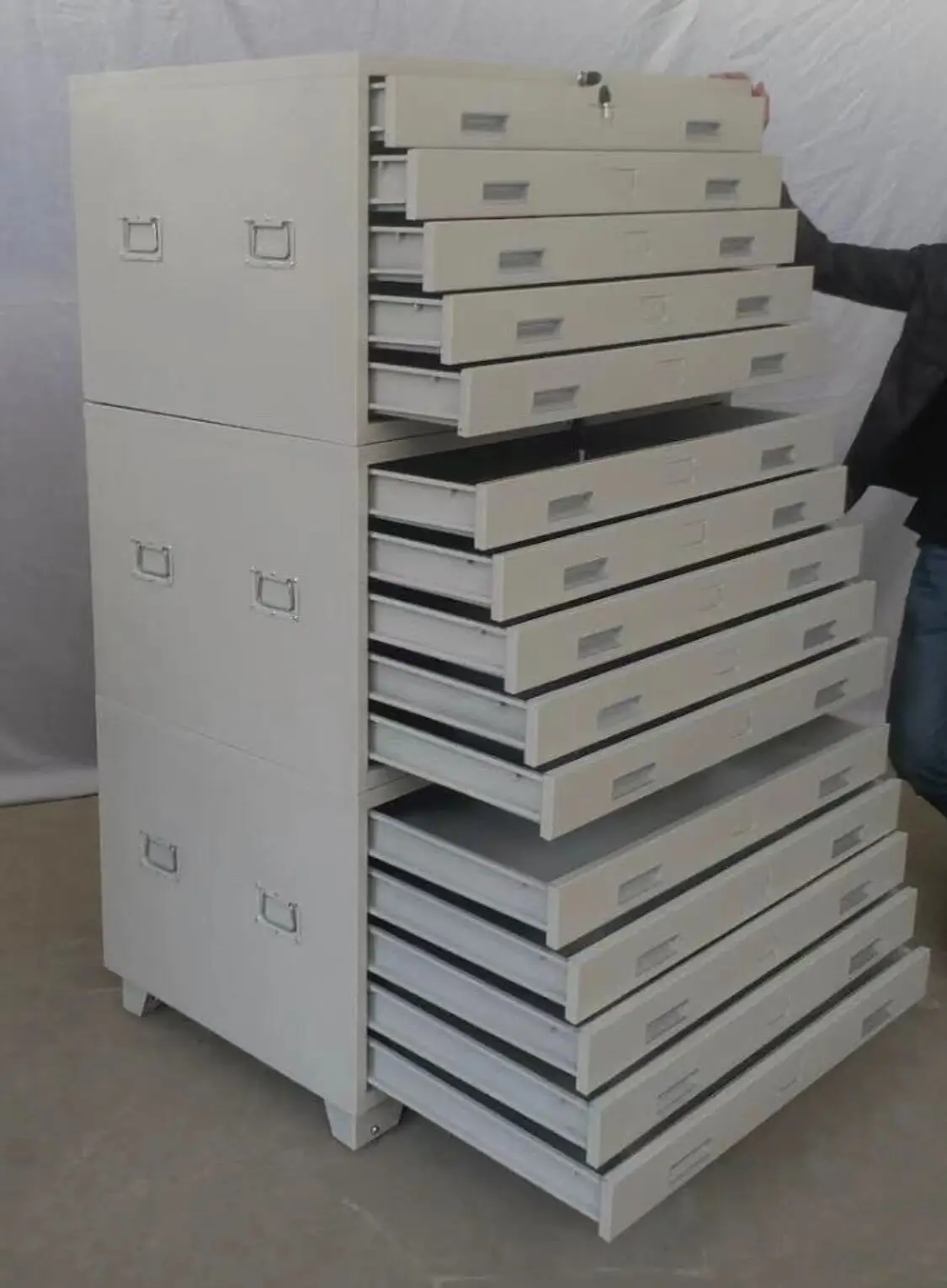 A0 and A1 paper map cabinet plan drawing filling flat storage filing cabinet map stand cabinet