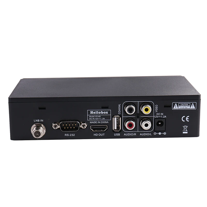Спутниковый ресивер Hellobox v5 HD с поддержкой CCCAM POWER VU DVBS2 hellobox 6 8 бесплатная учетная