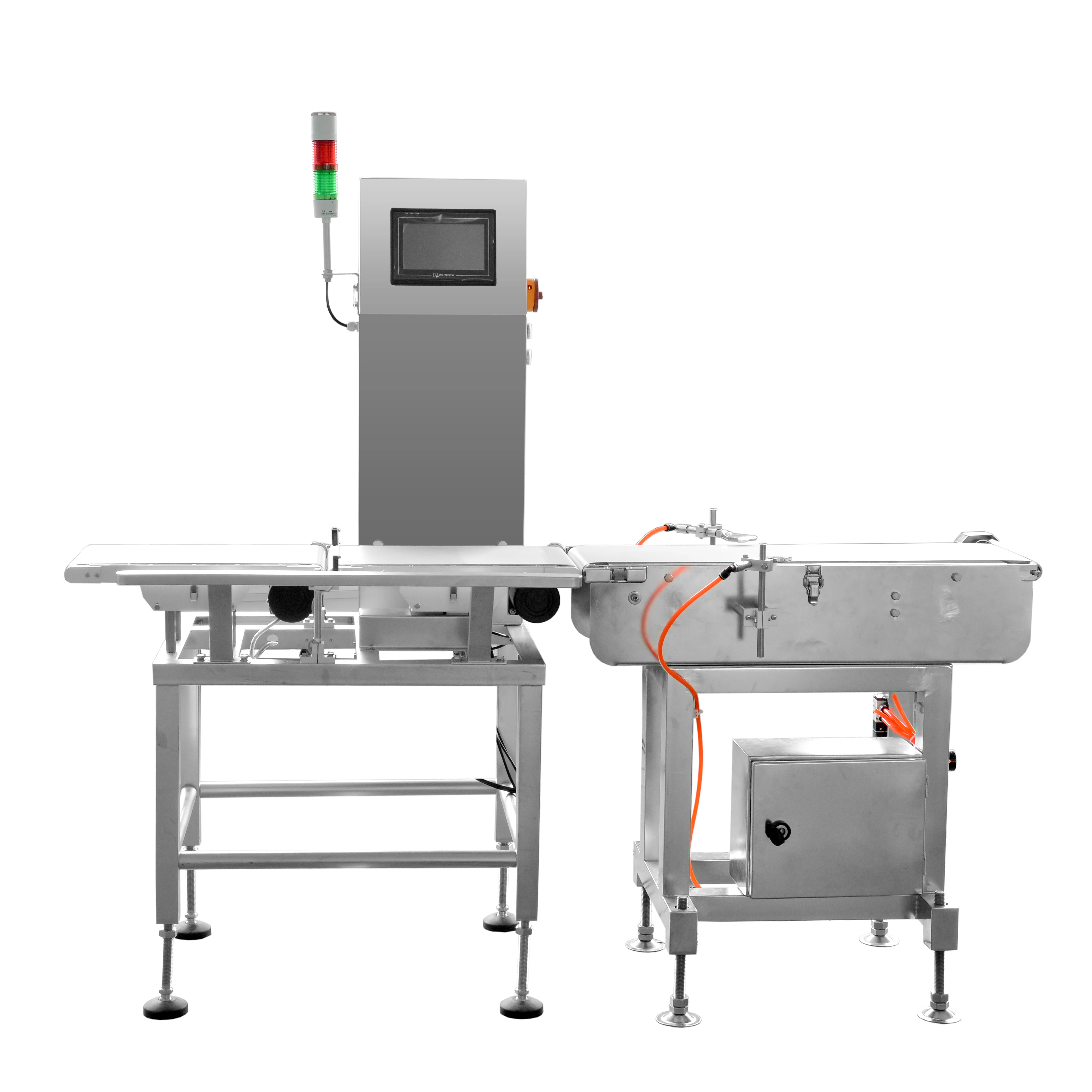 Combo Weight Detector And Metal Machine For Powdr Solid Granule With Touch Screen  Conveyor Belt Metal Rack