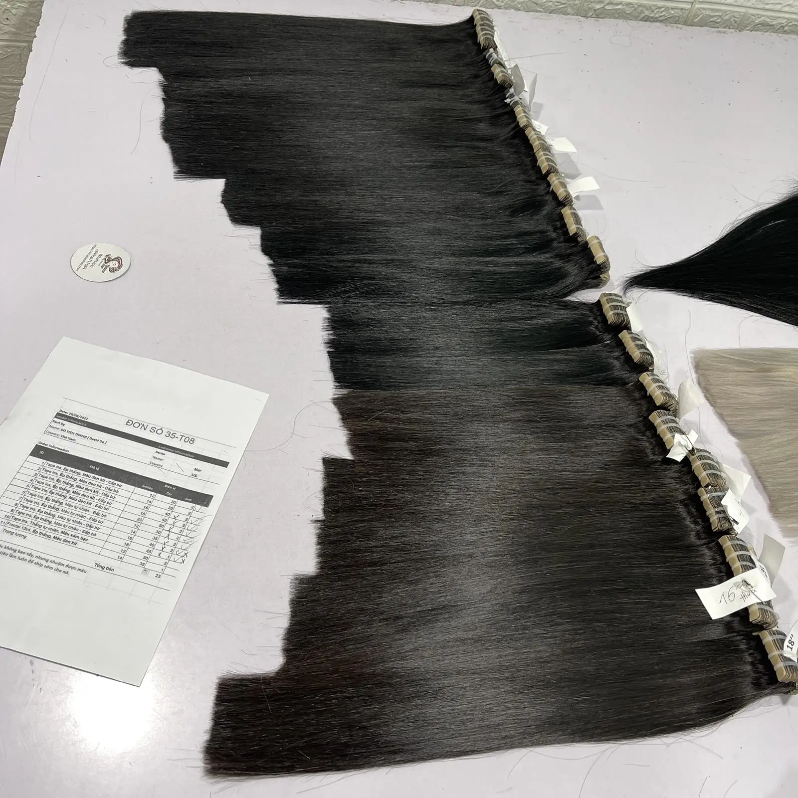 Wholesale Top Quality Tapein Remy Raw Hair 100% human 24 26 28 Inches 12A Vietnamese Blond Virgin Plus Human Hair Tape In