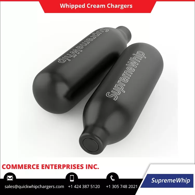 Leading USA Supplier Selling Factory Price Banana Flavor SupremeWhip 8.2g Whipped Cream Chargers for Cake Decoration