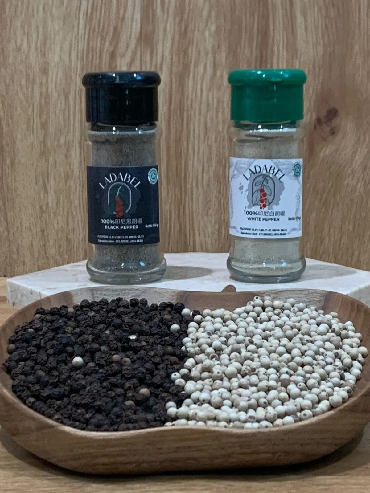 High Quality Premium Single Spices White Pepper Powder & Extract International With Grinder From Belitung Indonesia